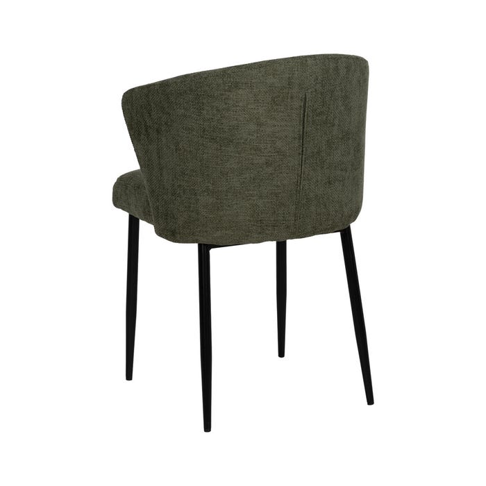 Silla Verde Tejido-Metal Contract 59 X 55 X 80 Cm