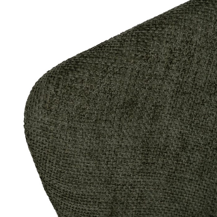 Green Fabric-Metal Contract Chair 59 X 55 X 80 Cm