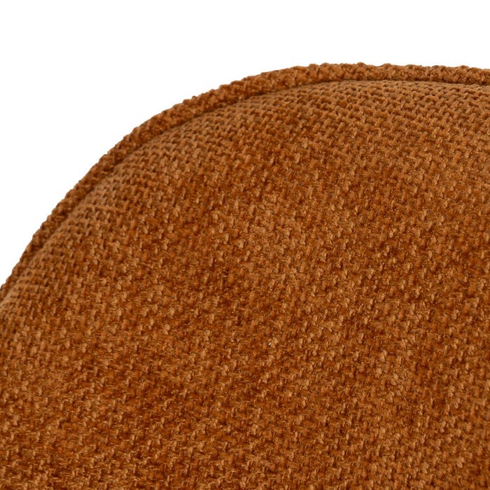 Brown Fabric-Metal Contract Chair 60 X 59 X 83 Cm