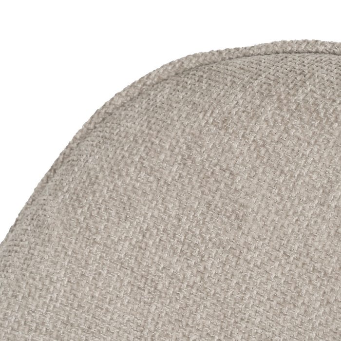 Gray Fabric-Metal Contract Chair 60 X 59 X 83 Cm