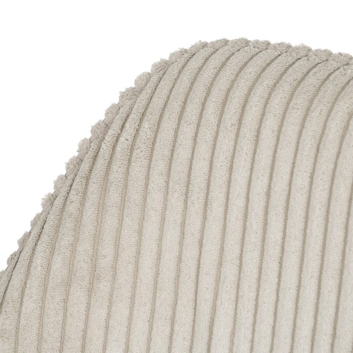 Beige Fabric-Metal Contract Stool 54 X 41.50 X 109 Cm