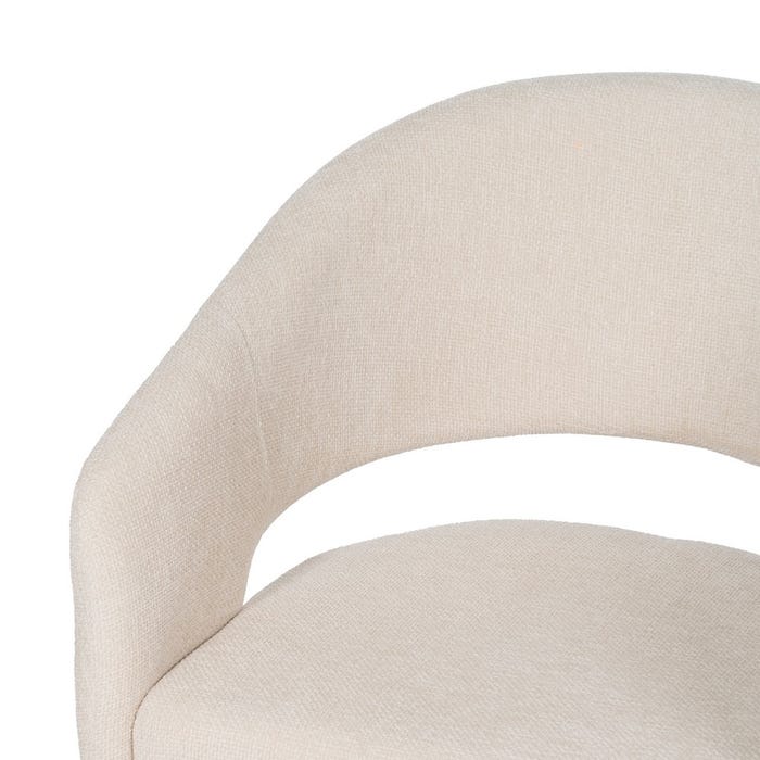 Silla Blanco Tejido-Metal Contract 57 X 56 X 81 Cm