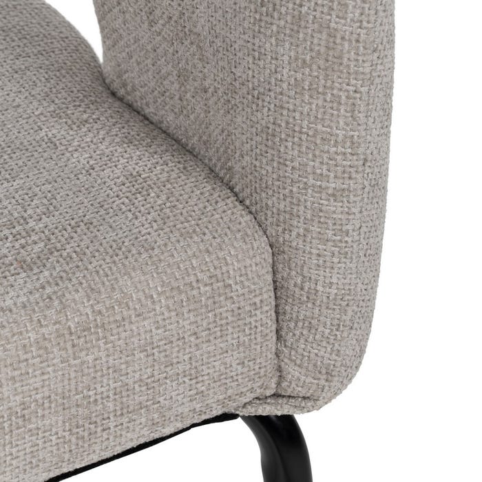 Silla Gris Tejido-Metal Contract 57 X 56 X 81 Cm