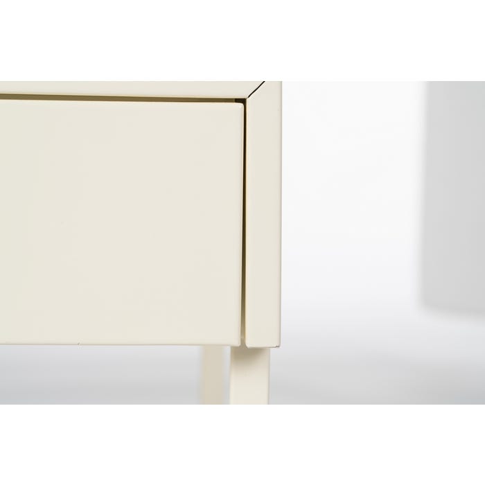 Mesita Crema Acero 43 X 41 X 50 Cm