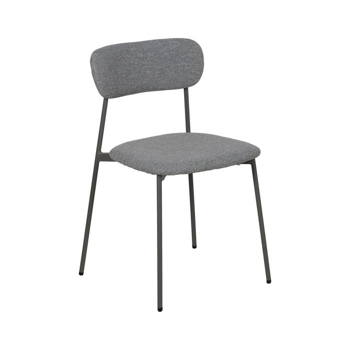 Silla Gris Tejido-Metal Contract 49 X 47 X 76 Cm