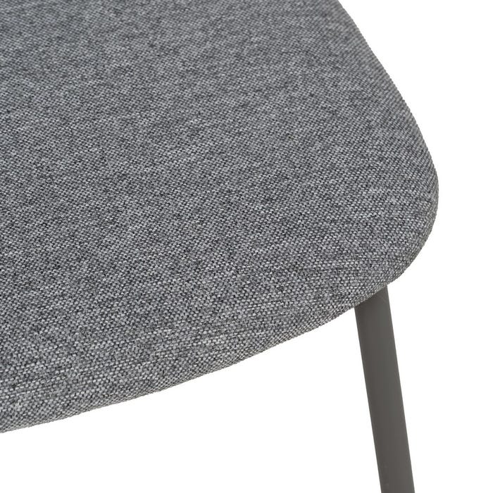 Silla Gris Tejido-Metal Contract 49 X 47 X 76 Cm