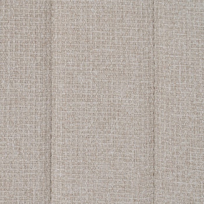Cream Fabric-Metal Living Room Chair 44 X 51 X 88 Cm