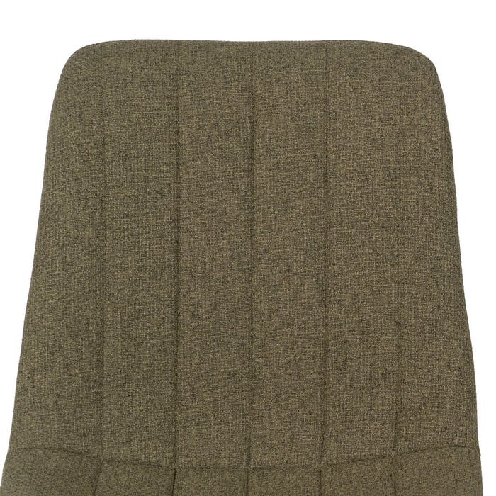 Green Fabric-Metal Living Room Chair 44 X 51 X 88 Cm