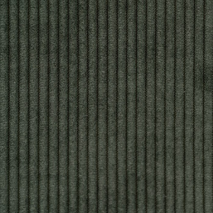 Green Corduroy Fabric-Metal Living Room Chair 44 X 47 X 88 Cm