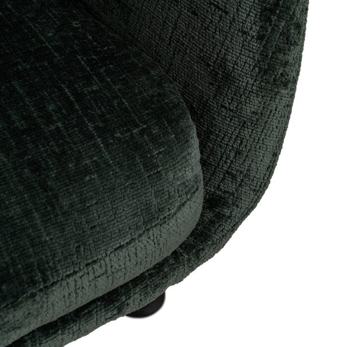 Green Fabric-Metal Swivel Chair 78 X 84.50 X 104.50 Cm
