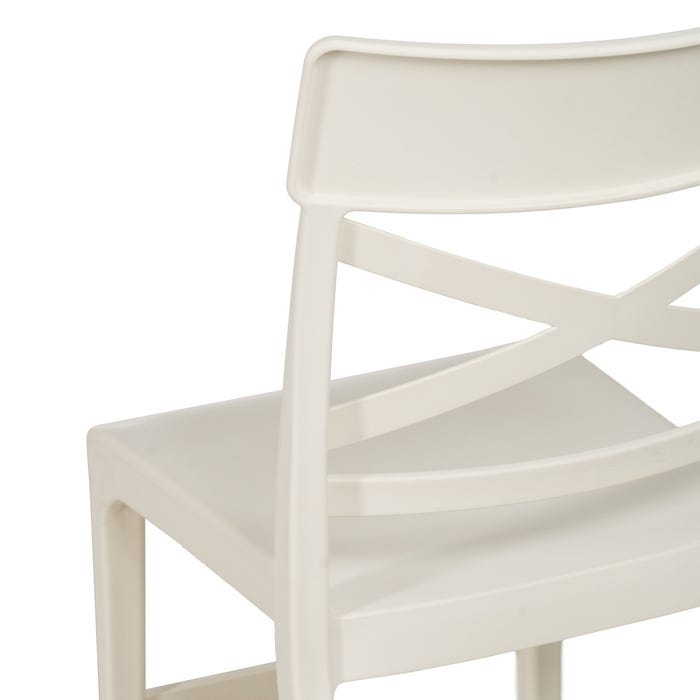 Silla Blanco Polipropileno Contract 44 X 51 X 84 Cm