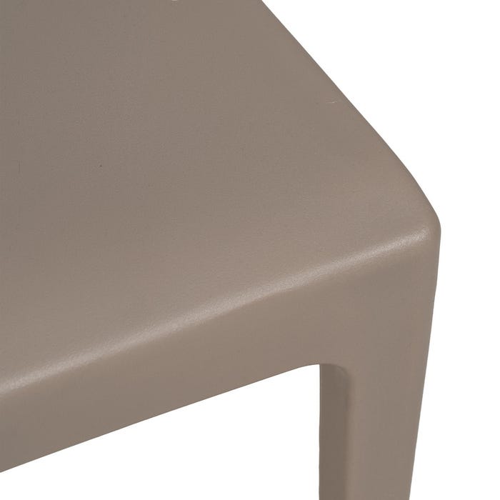 Silla Taupe Polipropileno Contract 44 X 51 X 84 Cm