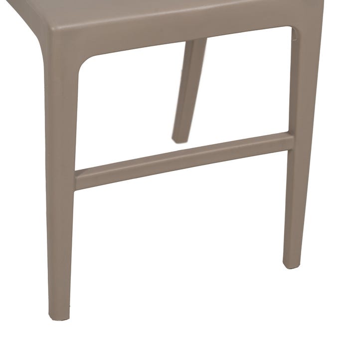 Silla Taupe Polipropileno Contract 44 X 51 X 84 Cm