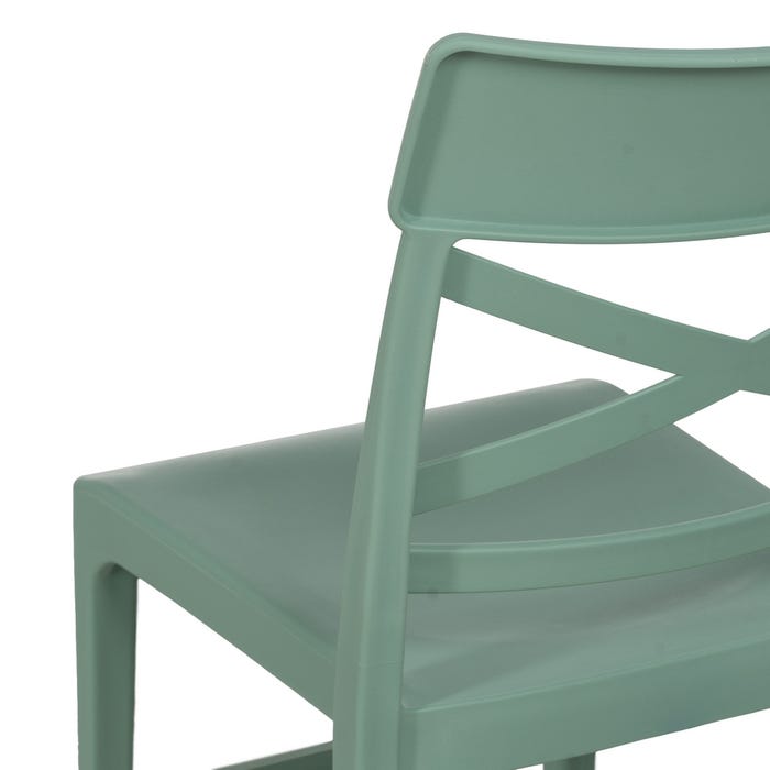 Silla Verde Polipropileno Contract 44 X 51 X 84 Cm