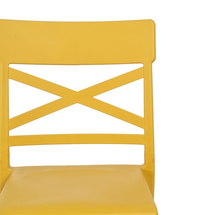 Silla Amarillo Polipropileno Contract 44 X 51 X 84 Cm