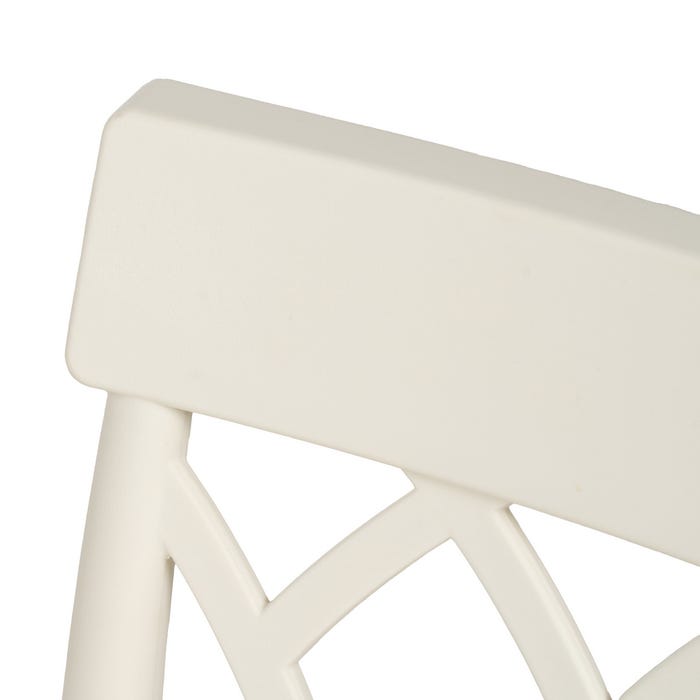 White Polypropylene Contract Chair 42 X 54 X 83 Cm