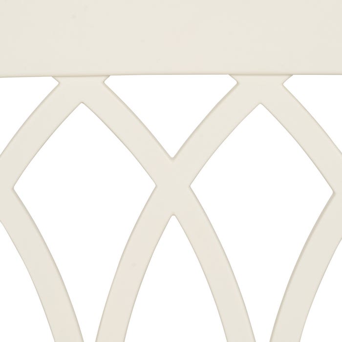 White Polypropylene Contract Chair 42 X 54 X 83 Cm