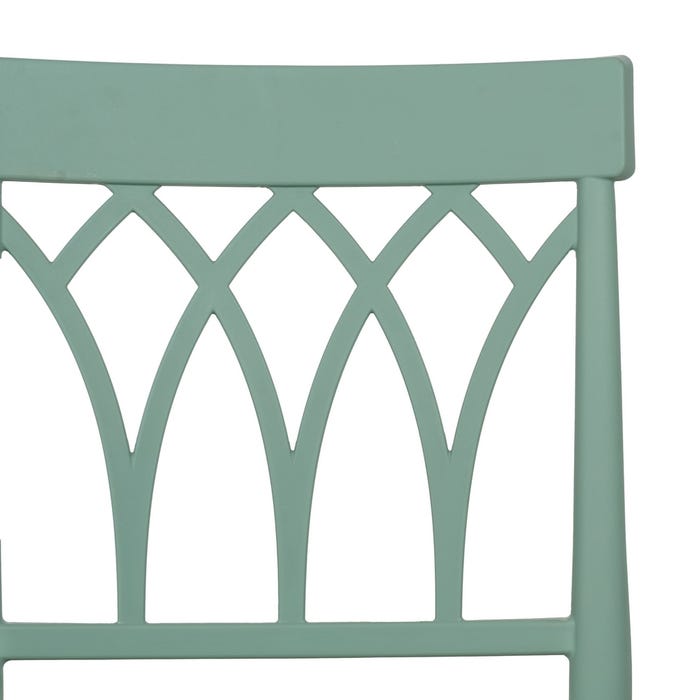 Green Polypropylene Contract Chair 42 X 54 X 83 Cm