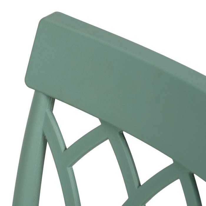 Green Polypropylene Contract Chair 42 X 54 X 83 Cm