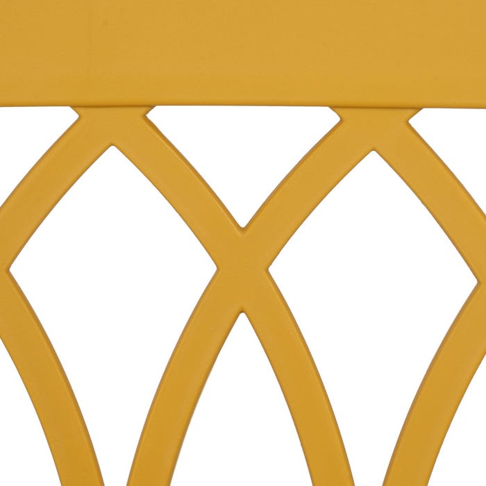 Yellow Polypropylene Contract Chair 42 X 54 X 83 Cm