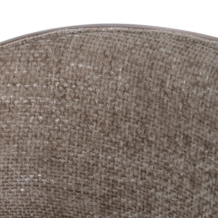 Beige-Brown Fabric-Wood Wheelchair 59 X 64 X 88 Cm