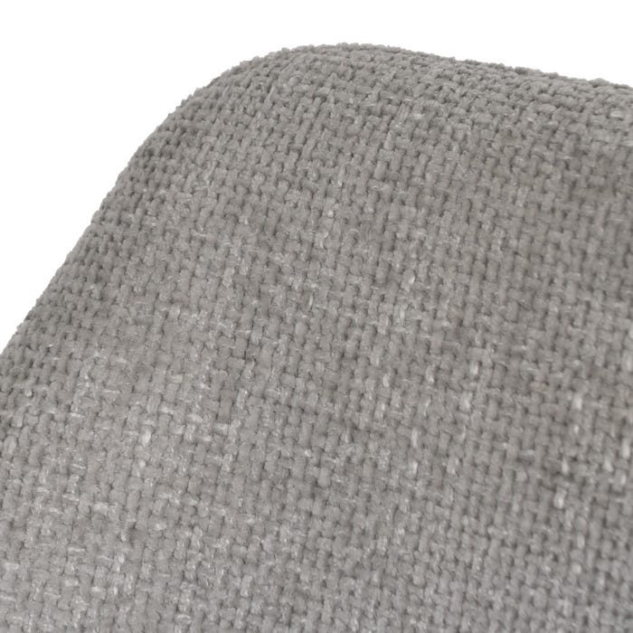Gray Fabric-Metal Living Room Chair 48 X 61 X 85 Cm
