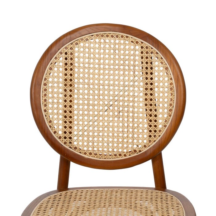 Honey Chair Elm Wood Contract 44.50 X 41.50 X 89 Cm