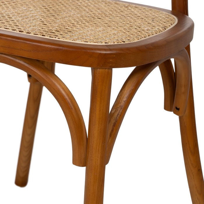 Honey Chair Elm Wood Contract 44.50 X 41.50 X 89 Cm