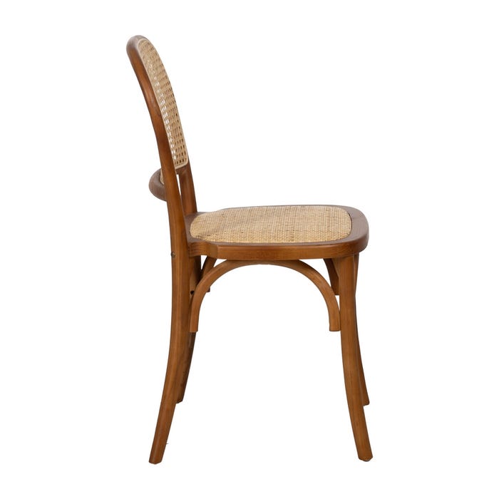 Silla Miel Madera De Olmo Contract 45 X 42 X 86 Cm