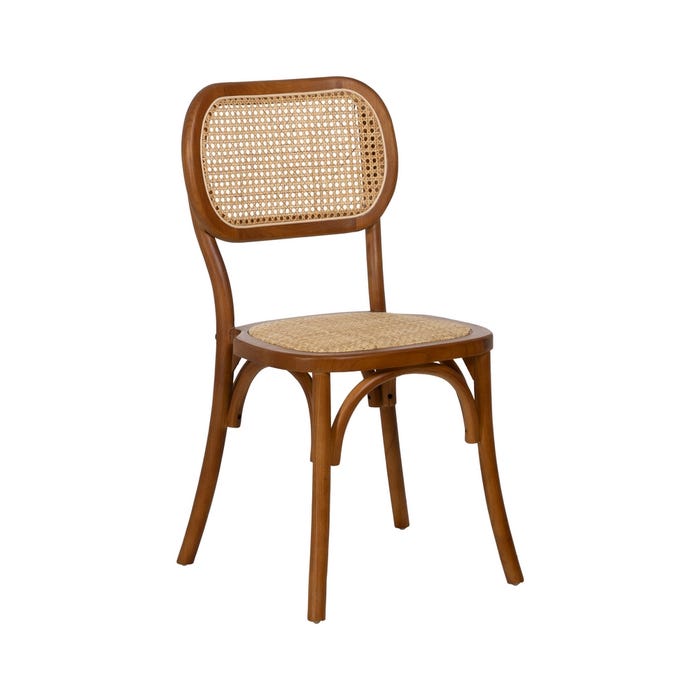 Silla Miel Madera De Olmo Contract 45 X 41 X 88 Cm