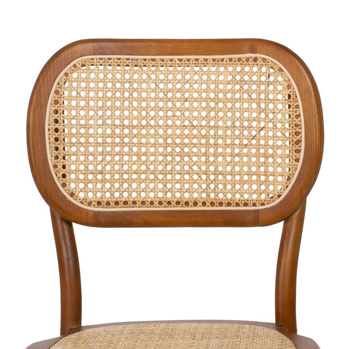 Silla Miel Madera De Olmo Contract 45 X 41 X 88 Cm