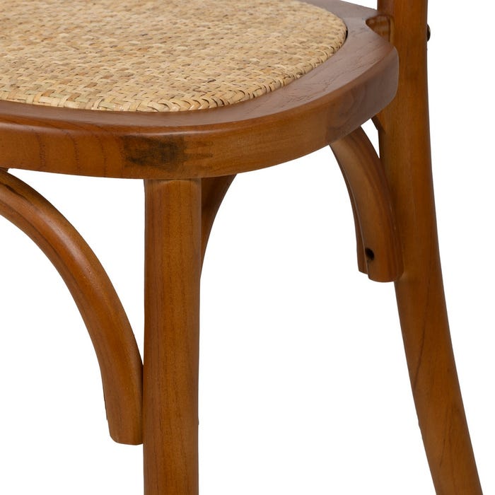 Silla Miel Madera De Olmo Contract 45 X 41 X 88 Cm