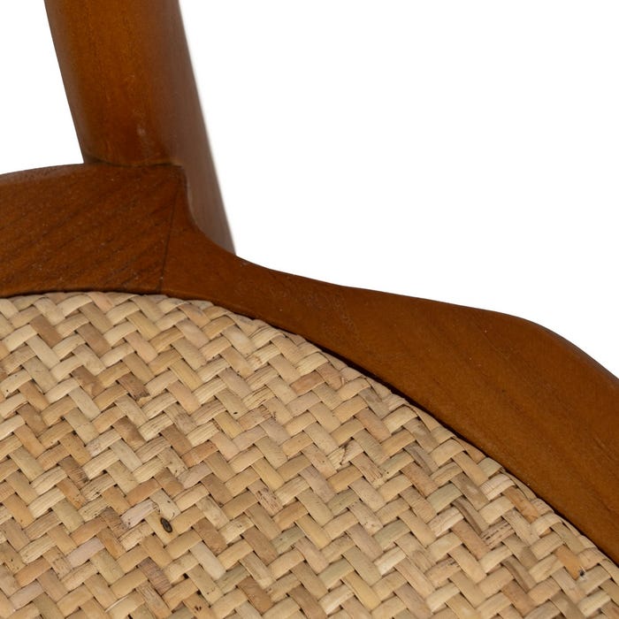 Silla Miel Madera De Olmo Contract 45 X 41 X 88 Cm