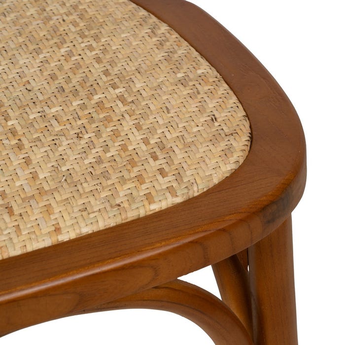 Silla Miel Madera De Olmo Contract 45 X 41 X 88 Cm