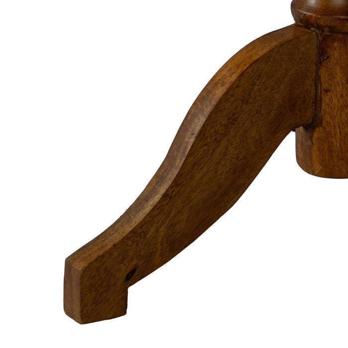 Mesita Natural Madera De Mango Salón 41 X 41 X 69 Cm