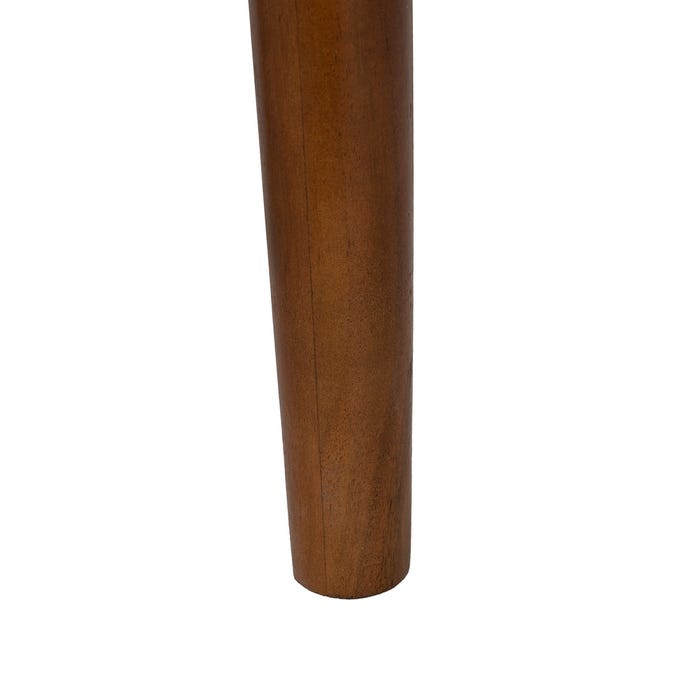 Mesita Marrón Madera De Mango Dormitorio 35 X 35 X 55 Cm