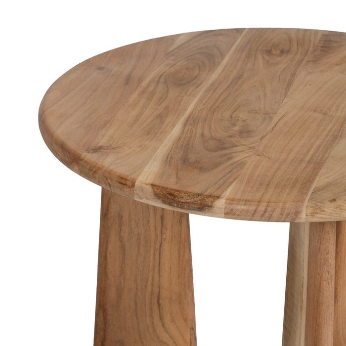 Natural Mango Wood Coffee Table 60 X 60 X 40 Cm