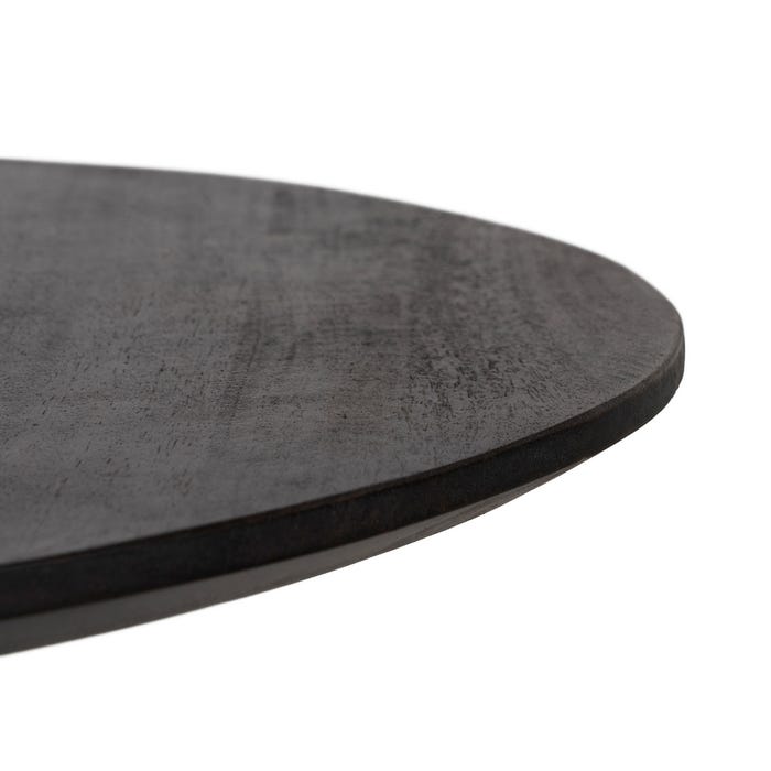 Brown Mango Wood Coffee Table Living Room 75 x 75 x 40 cm