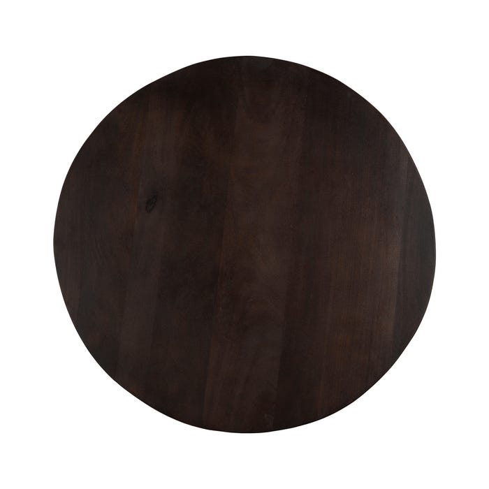 Brown Mango Wood Coffee Table Living Room 75 x 75 x 40 cm