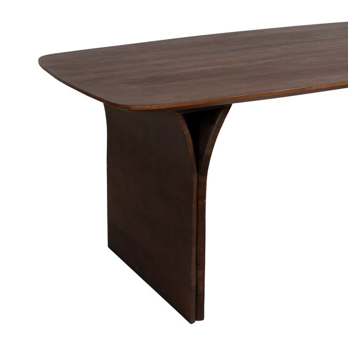 Mesa de Jantar em Madeira de Acácia Marrom 180 x 90 x 76 cm