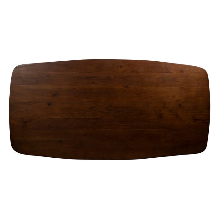 Mesa de Jantar em Madeira de Acácia Marrom 180 x 90 x 76 cm