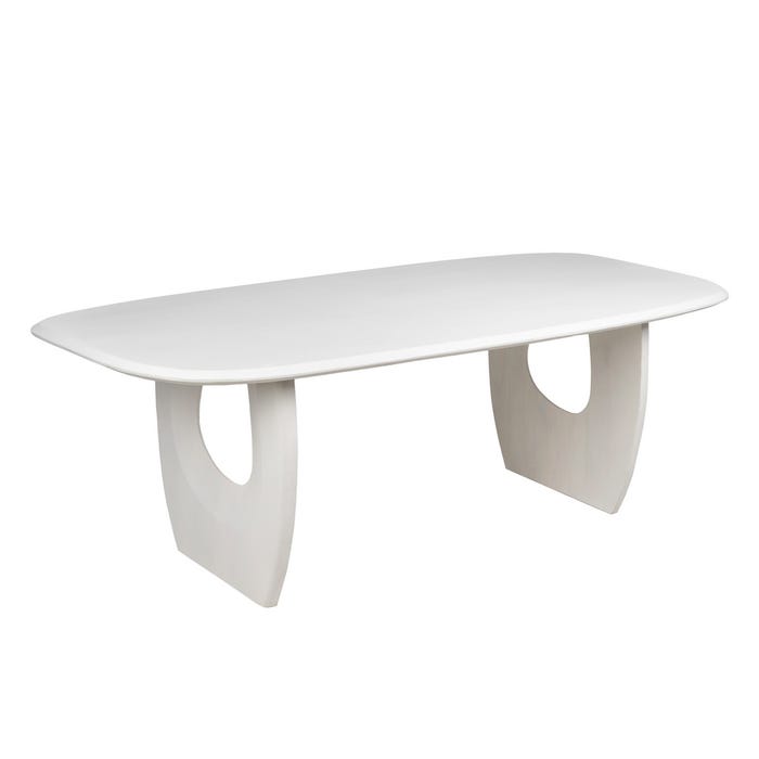 Mesa Comedor Blanco Rozado 220 X 110 X 76 Cm