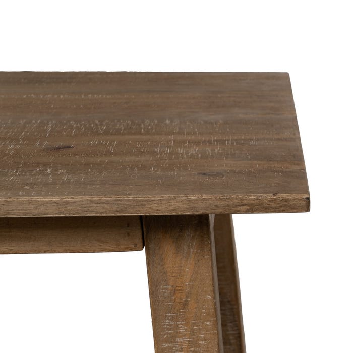 Mesa Natural Madera De Mango Salón 110 X 60 X 90 Cm