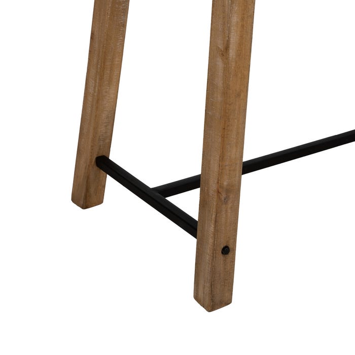 Mesa Natural Madera De Mango Salón 110 X 60 X 90 Cm