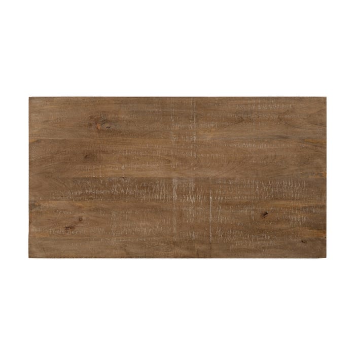 Mesa Natural Madera De Mango Salón 110 X 60 X 90 Cm