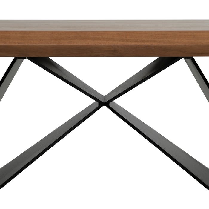 Mesa Centro Madera-Metal Salón 110 X 60 X 41 Cm