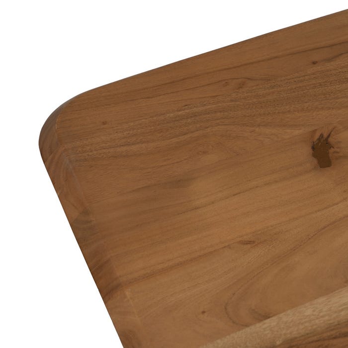 Mesa de Jantar Madeira-Metal Sala de Estar 170 X 90 X 77 Cm