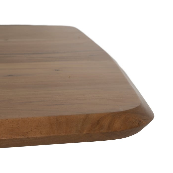 Mesa de Jantar Madeira-Metal Sala de Estar 170 X 90 X 77 Cm