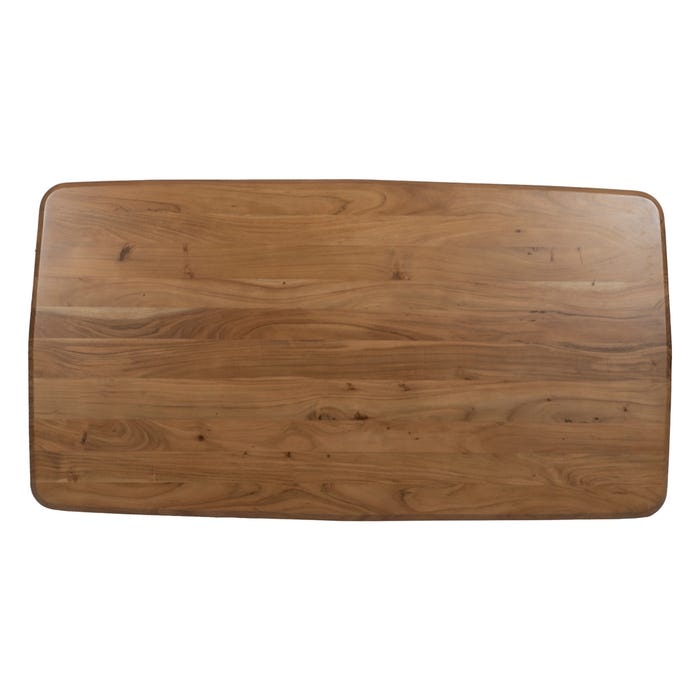 Mesa de Jantar Madeira-Metal Sala de Estar 170 X 90 X 77 Cm