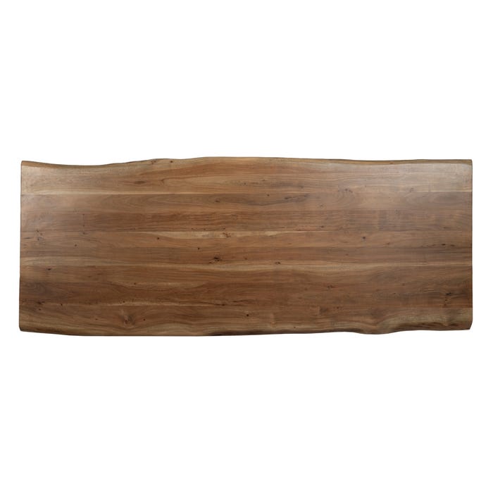 Mesa de Jantar Madeira-Metal Sala de Estar 260 X 100 X 77 Cm